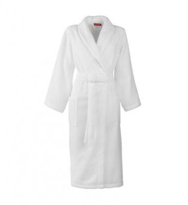 OLIVIER DESFORGES Peignoir en coton blanc S