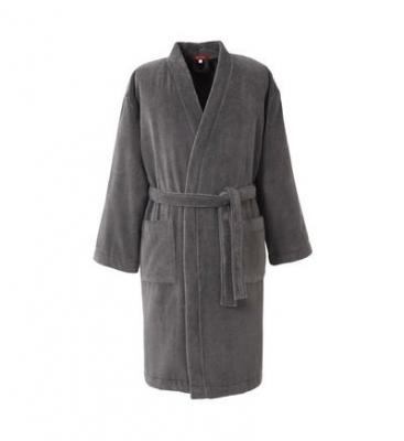 OLIVIER DESFORGES Kimono en coton gris XXL