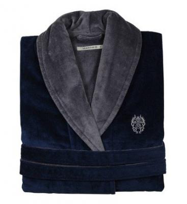 MARINER Ensembles de pyjama  Peignoir &eacute;pais en coton velours &eacute;ponge Bicolore