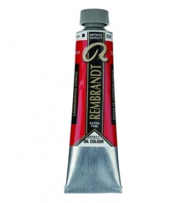  Rembrandt - Huile Rembrandt 40ml n 306 Rouge de cadmium fonc&eacute;