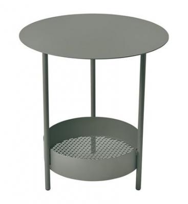 FERMOB  Petite table SALSA - 48 romarin mat