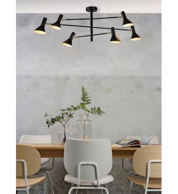 IT S ABOUT ROMI Suspension noire ajustable 6 lampes Izmir - It's about Romi