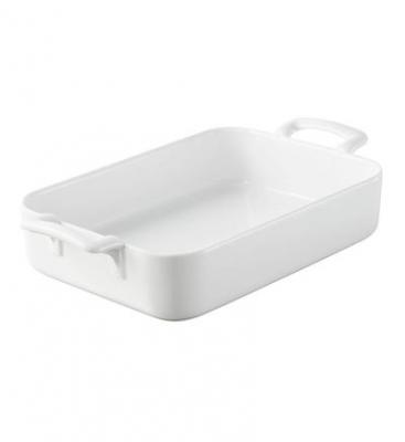 REVOL Plat &agrave; four rectangle 34 cm blanc