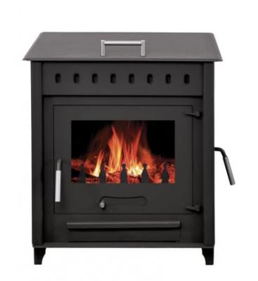 INTERSTOVES  - Po&ecirc;le &Agrave; BOIS AVEC FOUR PIA 14KW B&Ucirc;CHES 55CM - Acier