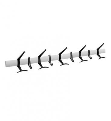 Kartell Porte-manteau mural Hanger - noir - Longueur 90 cm