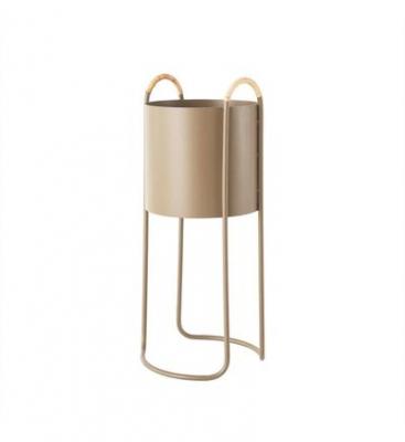 OYOY Porte pot de fleur marron en m&eacute;tal H55x24x22cm