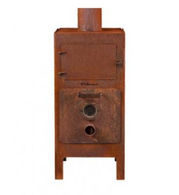 WELTEVREE  - Porte pour fourneau d'acier ext&eacute;rieur