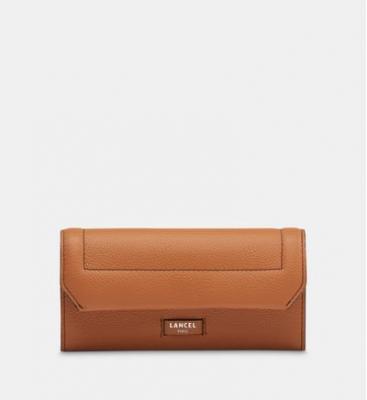 LANCEL  Portefeuille Slim Rabat Ninon  Marron
