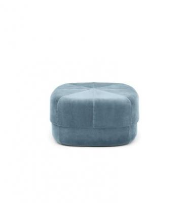NORMANN COPENHAGEN  - Circus Pouf grand, velours bleu clair
