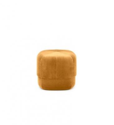 NORMANN COPENHAGEN Pouf en velours 46 cm jaune Circus Yellow - 