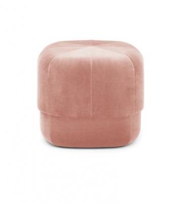 NORMANN COPENHAGEN Pouf en velours 46 cm blush rose Circus Blush - 