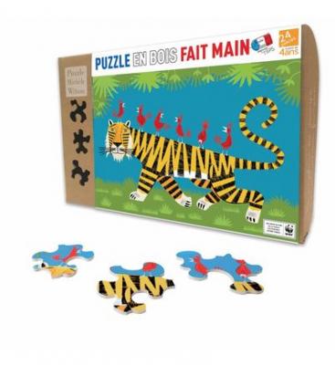 PUZZLE MICHELE WILSON Puzzle 24 pi&egrave;ces LE TIGRE  Multicolore