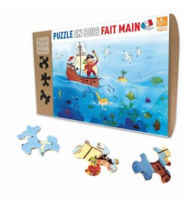 PUZZLE MICHELE WILSON Puzzle 24 pi&egrave;ces LES PIRATES  Multicolore