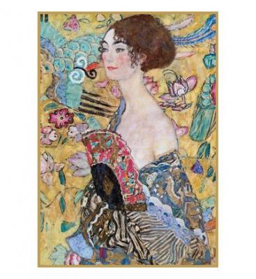 PIATNIK Puzzle  Klimt Dame &agrave; l'&eacute;ventail 1000 pi&egrave;ces