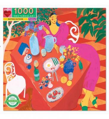 EEBOO Puzzle 1000 Pi&egrave;ces - Eating Outside