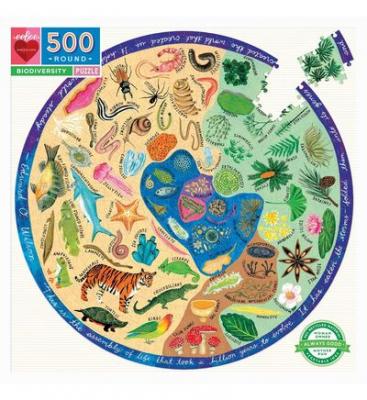  Puzzle carton adulte 500 pieces BIODIVERSITY EEBOO Carton Multicolore