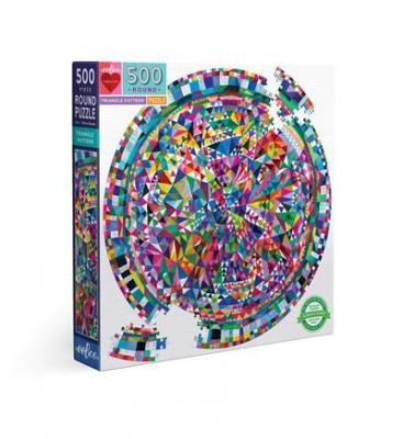 EEBOO Puzzle 500 pi&egrave;ces  Rond Multicolore