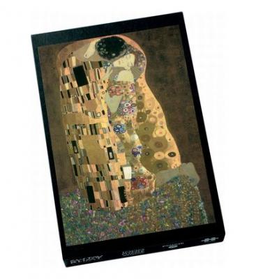 PIATNIK Klimt m&eacute;tallique - Le baiser: 1000 PIECES METALLIQUES