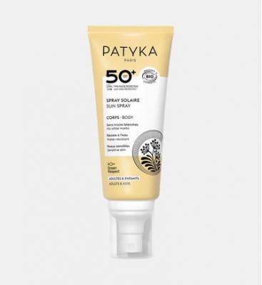 PATYKA  Spray Solaire Corps SPF50+ Bio Adultes et Enfants100ml