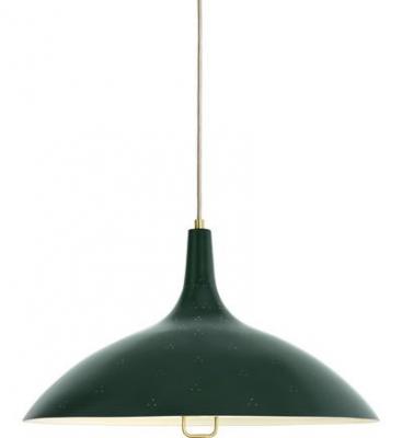 GUBI Suspension en laiton verte 1965 - 