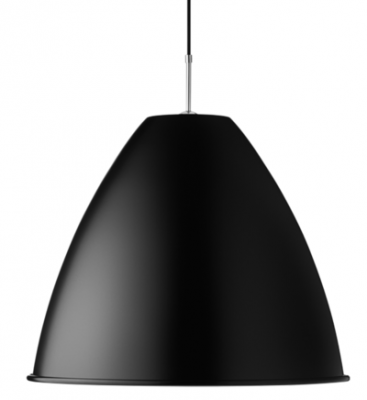 GUBI Suspension noire base argent&eacute; en laiton 40cm BL9 - 