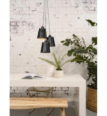 GOOD & MOJO Suspension trio noire en pneu recycl&eacute; Amazon - Good&Mojo
