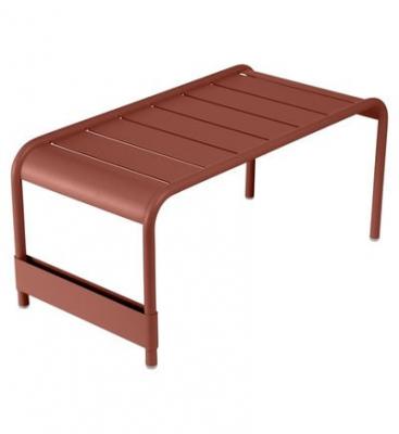 FERMOB  Table d'appoint LUXEMBOURG grand mod&egrave;le - 20 ocre rouge