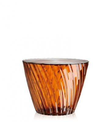 Kartell - Sparkle Table d'appoint, &Oslash; 45 x H 35 cm, ambre