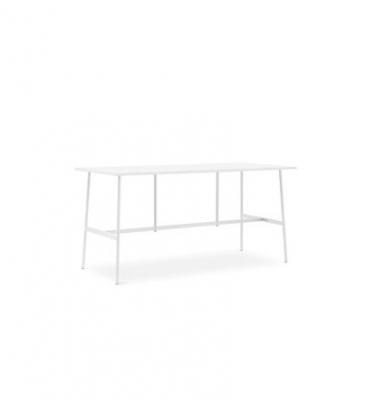 Normann Copenhagen Table de Bar Union - blanc - grand/profond