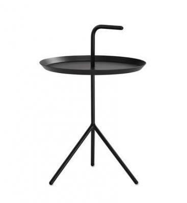 HAY DLM XL Table d'appoint, Acier alli&eacute;, Noir, 65cm