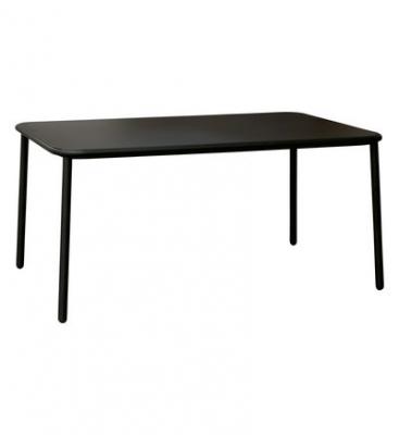 Emu Table en aluminium Yard - noir - M