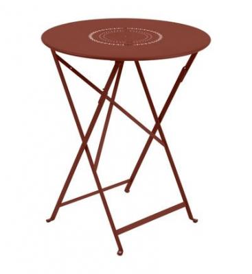 FERMOB  Table FLOREAL - &Oslash; 60 cm - 20 ocre rouge