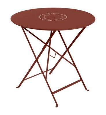 FERMOB  Table FLOREAL - &Oslash; 77 cm - 20 ocre rouge