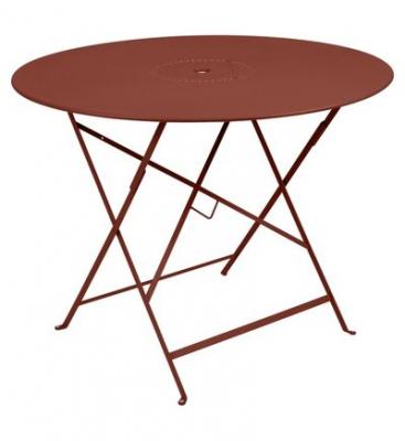 FERMOB  Table FLOREAL - &Oslash; 96 cm - 20 ocre rouge