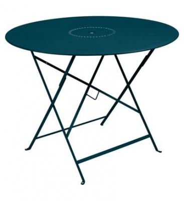 FERMOB  Table FLOREAL - &Oslash; 96 cm - 21 bleu acapulco