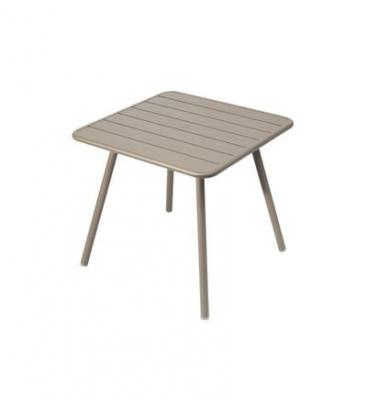 FERMOB  Table LUXEMBOURG - 14 muscade - 80 x 80 cm
