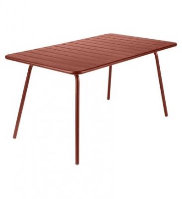 FERMOB  Table LUXEMBOURG - 20 ocre rouge - 143 x 80 cm