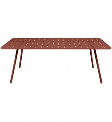 FERMOB  Table LUXEMBOURG - 20 ocre rouge - 207 x 100 cm