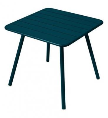 FERMOB  Table LUXEMBOURG - 21 bleu acapulco - 80 x 80 cm