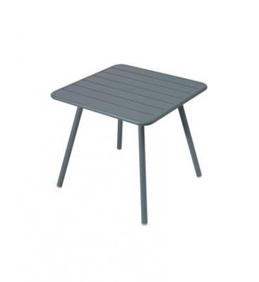 FERMOB  Table LUXEMBOURG - 26 gris orage - 80 x 80 cm