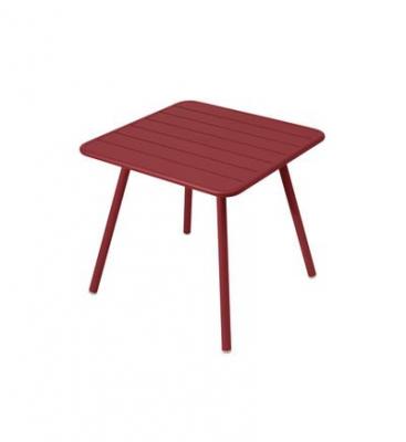 FERMOB  Table LUXEMBOURG - 43 chili mat - 80 x 80 cm