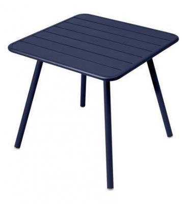 FERMOB  Table LUXEMBOURG - 92 bleu abysse - 80 x 80 cm