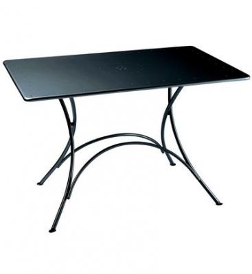 Emu Table pliante rectangulaire Pigallet - fer ancien