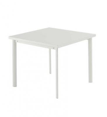 Emu - Table &eacute;toil&eacute;e h 75 cm, 90 x 90 cm, blanc