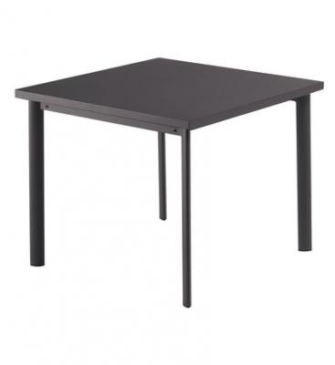 Emu - Table &eacute;toil&eacute;e h 75 cm, 90 x 90 cm, en fer antique