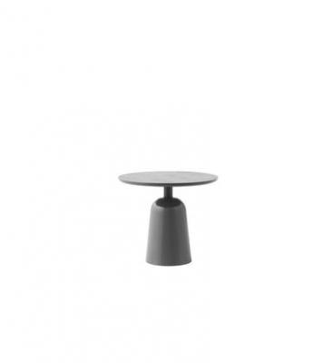 Table basse en acier grise Turn table Grey - Normann Copenhagen