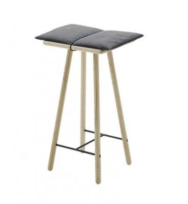 Skagerak - LA CHAISE Georg Tabouret de bar H 67 cm, ch&ecirc;ne / gris fonc&eacute;