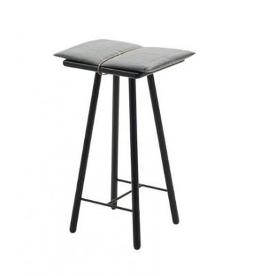 Skagerak by Fritz Hansen Tabouret de bar - bas - noir
