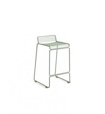 HAY Tabouret de bar Hee - Hauteur d'assise 65 cm - vert printemps