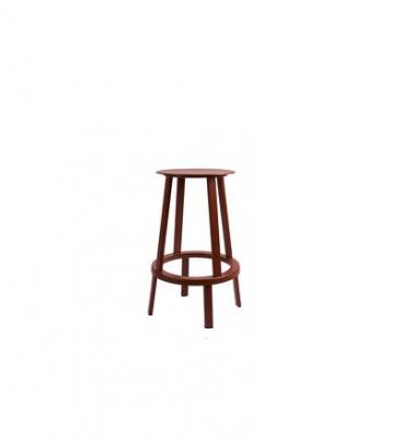 HAY Tabouret de bar Revolver Stool - Hauteur 65 cm - rouge